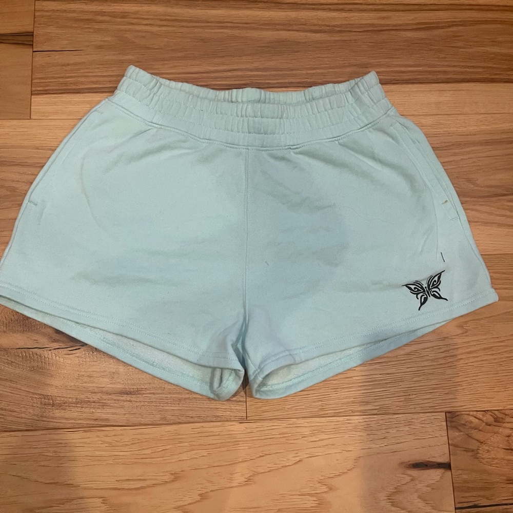 Teal Hollister shorts